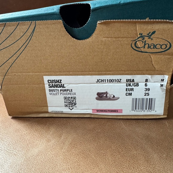 Chaco Women’s Cushz Sandals in Dusty Purple size 8 - Picture 3 of 3